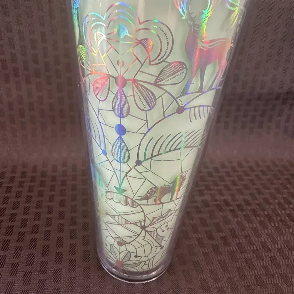 Starbucks Holiday 2022 Collection Woodland Mint Color Changing Venti Tumbler
